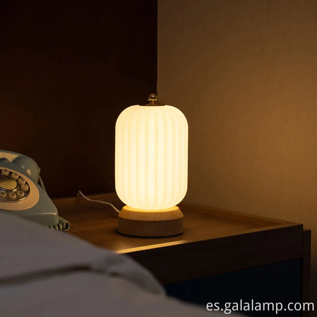 Luz de mesa de linterna elegante para el diseño del hogar contemporáneo